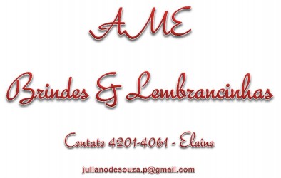 AME brindes & Lembrançinhas Personalização geral